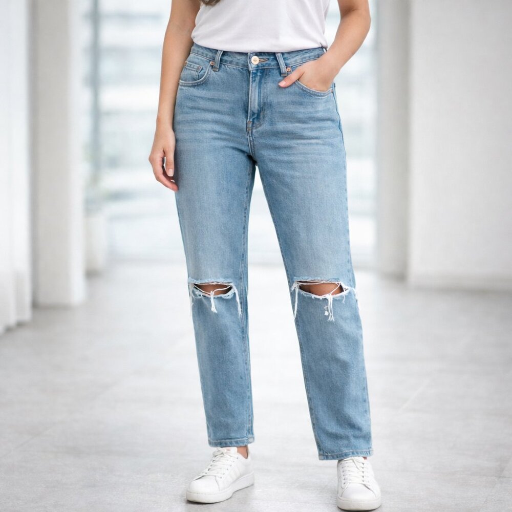 American Eagle Woman's Jeans 90' Straight Cotton Sz. 10_